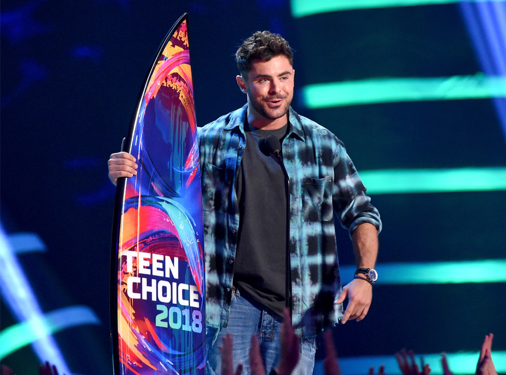 Zac Efron, 2018 Teen Choice Awards, Show, Winners